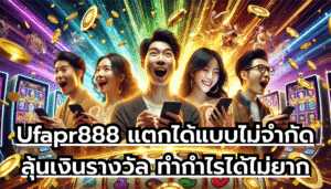 Ufapr888 แตกได้แบบไม่จำกัด ลุ้นเงินรางวัล ทำกำไรได้ไม่ยาก
