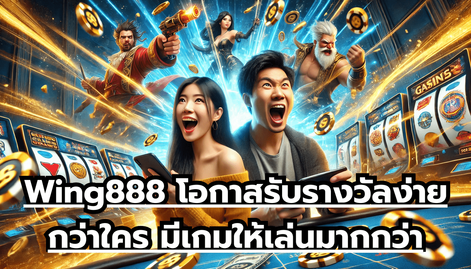 Wing888 โอกาสรับรางวัลง่ายกว่าใคร ทำเงินได้ไว มีเกมให้เล่นมากกว่า
