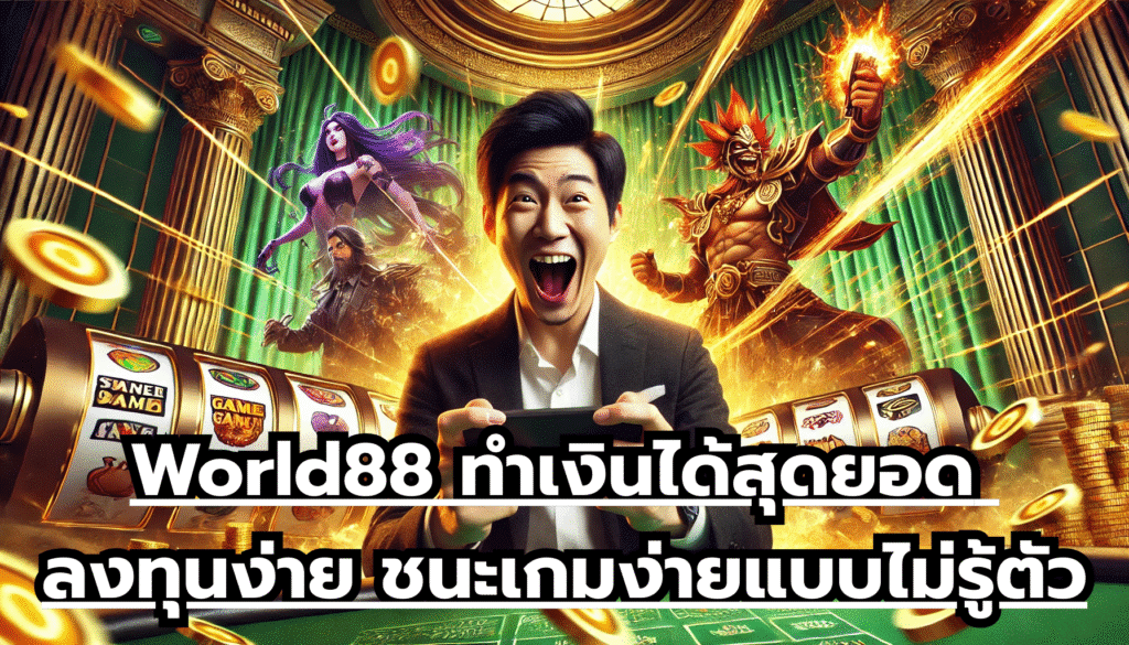 World88 ทำเงินได้สุดยอด ลงทุนง่าย ชนะเกมง่ายแบบไม่รู้ตัว