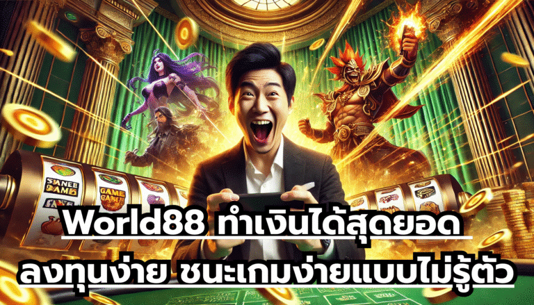 World88 ทำเงินได้สุดยอด ลงทุนง่าย ชนะเกมง่ายแบบไม่รู้ตัว