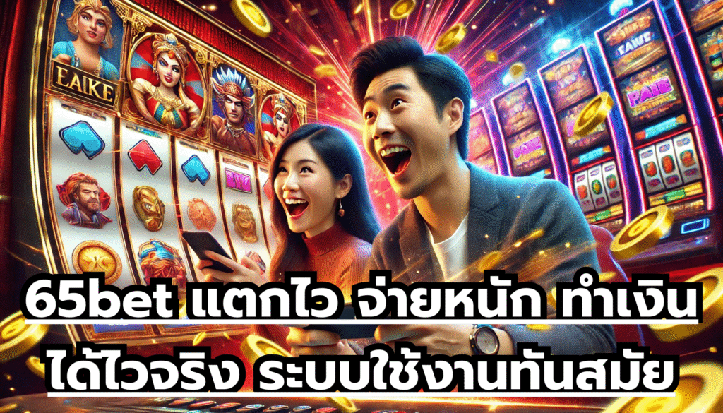 65bet แตกไว จ่ายหนัก ทำเงินได้ไวจริง ระบบใช้งานทันสมัย