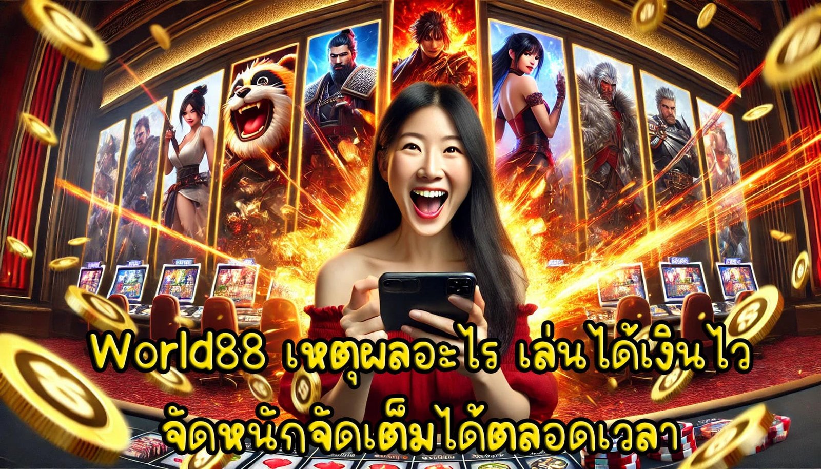 World88 เหตุผลอะไร เกมสล็อต เล่นได้เงินไว จัดหนัก จัดเต็ม ได้ตลอดเวลา-1