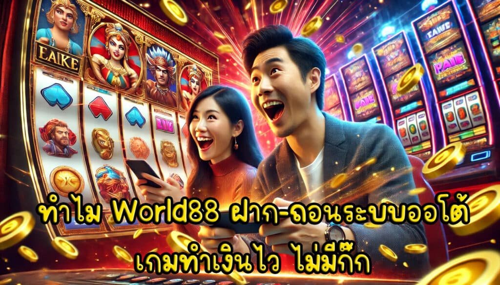 ทำไม World88 ฝาก-ถอน ระบบออโต้ เกมทำเงินไว ไม่มีกั๊ก-3