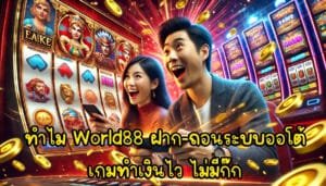 ทำไม World88 ฝาก-ถอน ระบบออโต้ เกมทำเงินไว ไม่มีกั๊ก-3