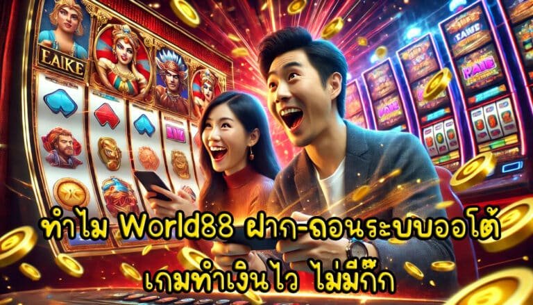 ทำไม World88 ฝาก-ถอน ระบบออโต้ เกมทำเงินไว ไม่มีกั๊ก-3